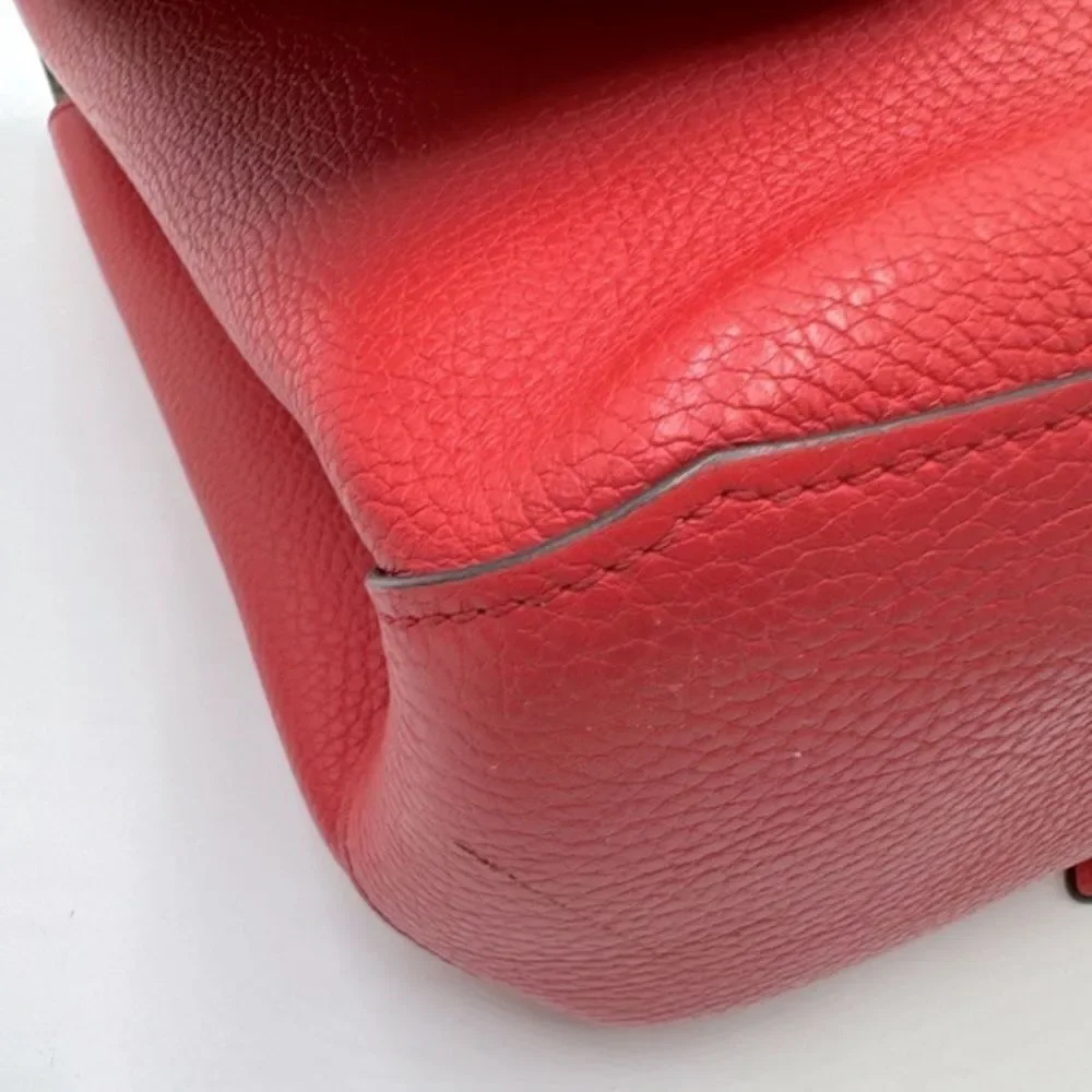 Louis Vuitton Coquelicot Taurillon Leather Volta 2way LV Handbag Messenger